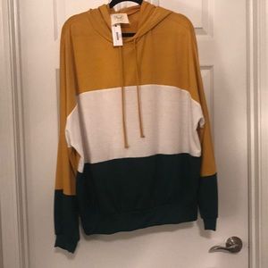Light Weight Block Colored Hoodie